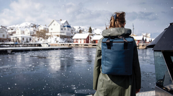 VINGA Glacière à dos de randonnée Baltimore - Bleu Marine