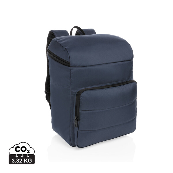 Sac à dos isotherme Impact en rPET AWARE™ - Bleu Marine