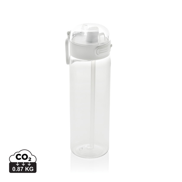 Sip'nLock RCS rPET auslaufsichere Sport-Trinkflasche 800ml - Weiß