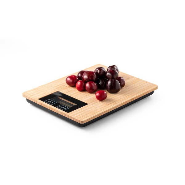 PS - HEISENBERG. Bamboo digital kitchen scale