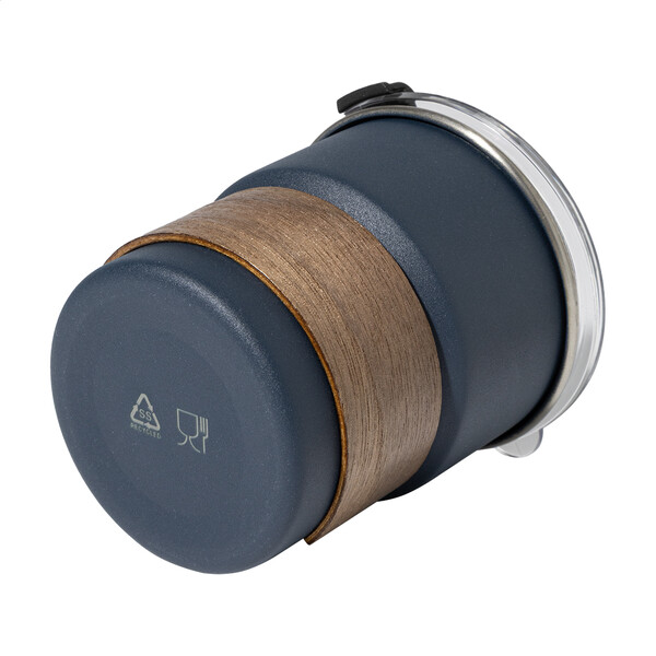 Mug Thermos De Voyage Rss Waffee - Bleu Foncé
