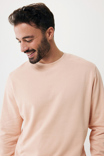 Lehká mikina IQONIQ Etosha z recykl. bavlny - Peach Perfect / 2XL