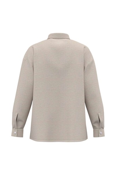 Ladies' Oversize Linen Shirt - Linen / S