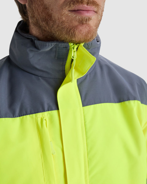 Hochsichtbarer Parka Epsylon - NAVY/FLUOR ORANGE / XXXXL
