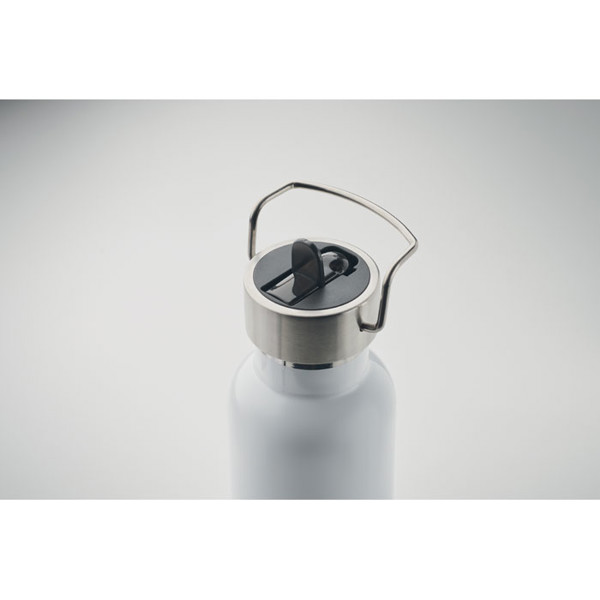 Steklenička Riflow iz recikliranega jekla, 660 ml - Bela