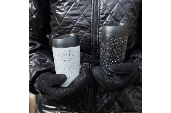 Sagaform Loke Travel Mug Splash 240ml - Blanc / Noir