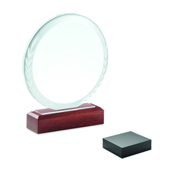 Round award plaque Keen