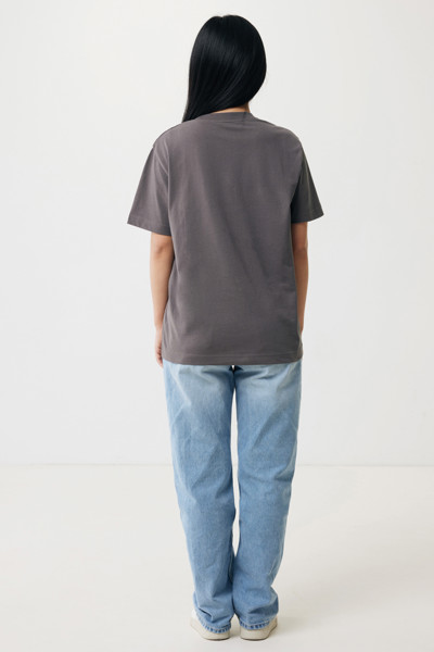 Iqoniq Kakadu χαλαρό μπλουζάκι από ανακυκλωμένο βαμβάκι - Anthracite / 2XL