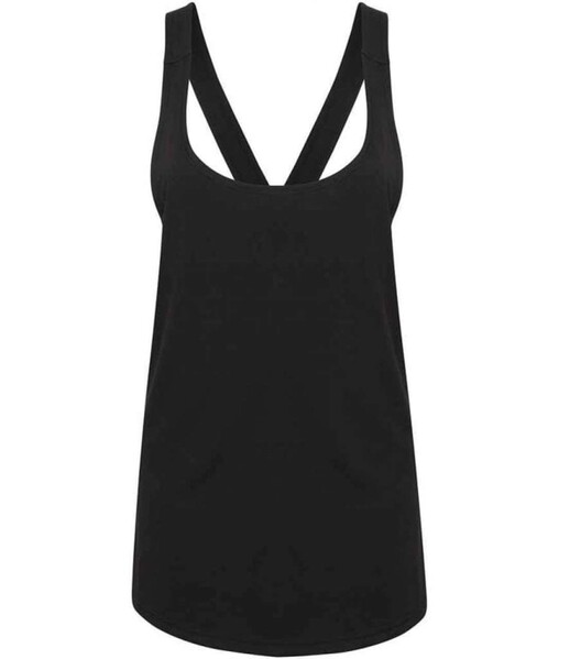 Women's Fashion Workout Vest - Black / 2XL