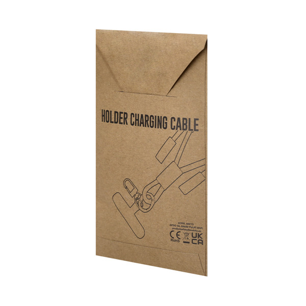 Cable Cargador Soporte Euclab - Blanco