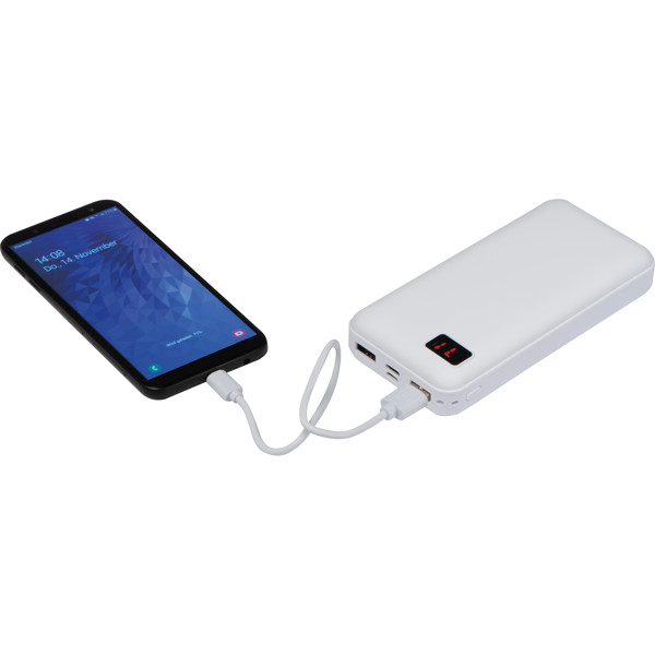 Power bank 20,000 mAh FERDINANDO - White