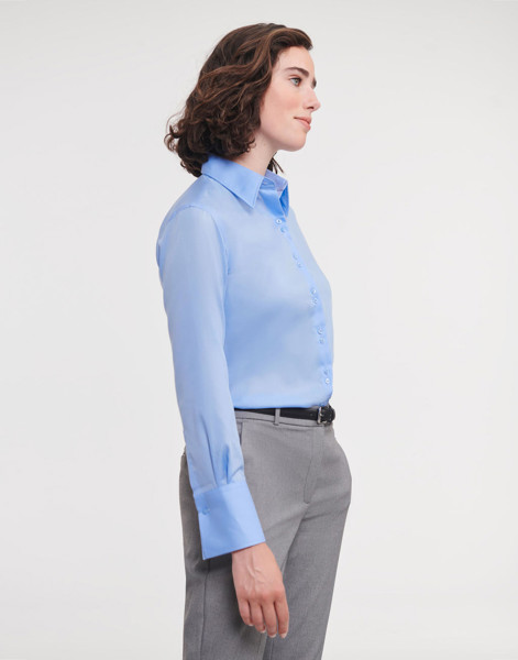 Ladies’ Ultimate Non-Iron ShirtLS - White / XS (34)
