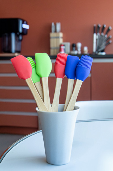 Baking Spatula Spatuboo - Red / Natural