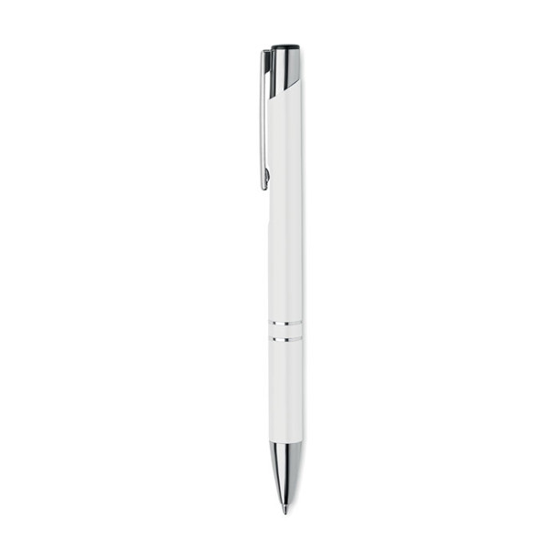 Recycled aluminium ball pen Bern Ra - White