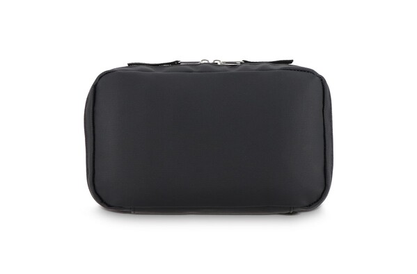 Sac organiseur Napa 210D enduit PU rPET 22 x 13 x 4 cm - Noir