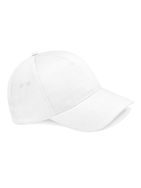 Ultimate 5 Panel Cap - White