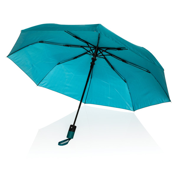 21" mini auto-open deštník Impact ze 190T RPET AWARE™ - Verdigris