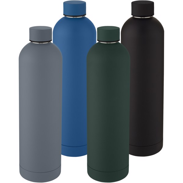 Spring 1 l Kupfer-Vakuum Isolierflasche - Tech blue