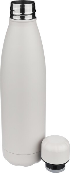 Gerecyclede dubbelwandige drinkfles 500 ml Sunny - wit