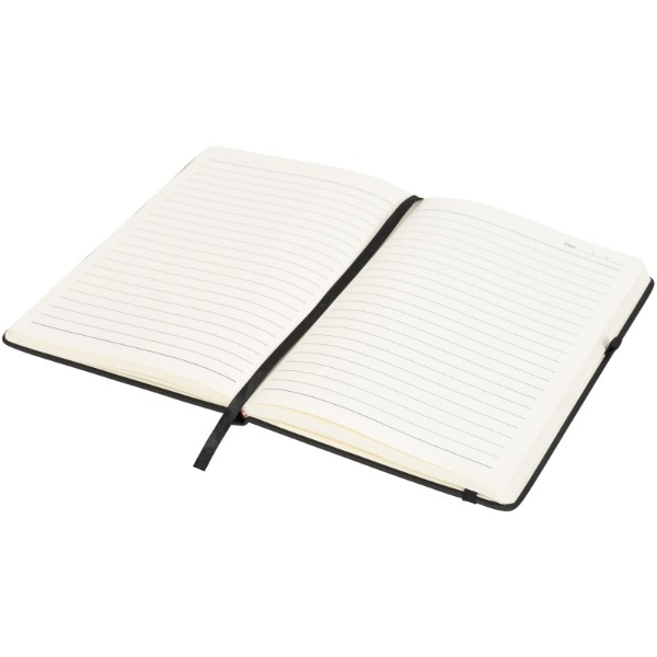 Stredný notebook Rivista - Jednofarebná čierna