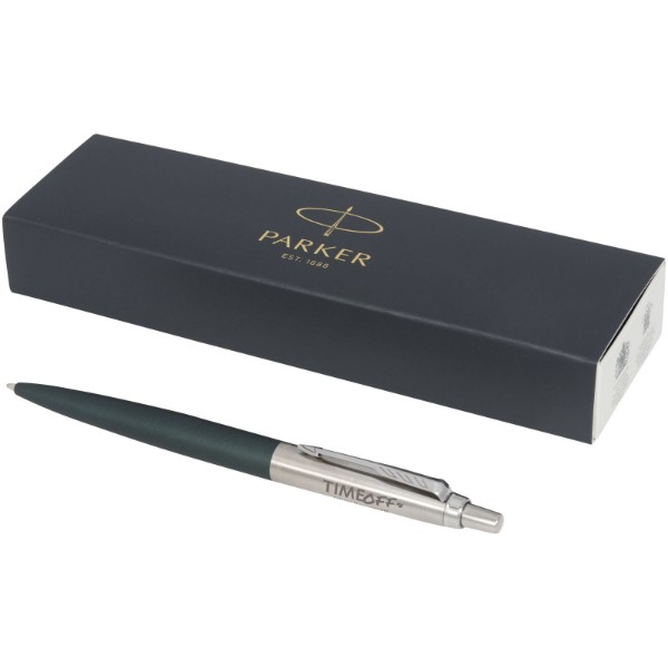 Parker penna a sfera opaca con finiture cromate Jotter XL (inchiostro blu) - Verde