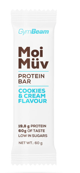 Proteinová tyčinka- MoiMüv Protein Flapjack- cookies & cream
