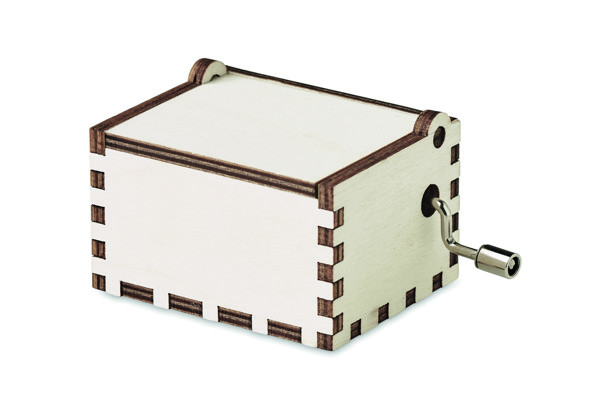 Wooden Christmas music box Boxmas