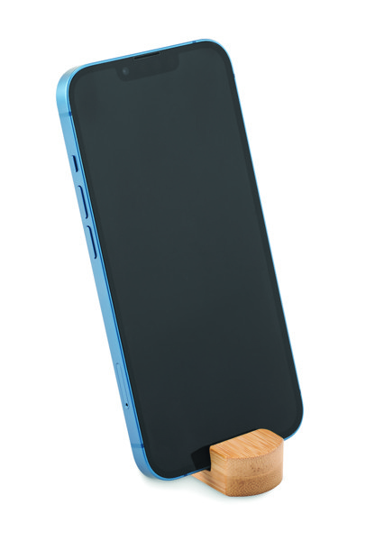 Poy mini phone stand, bamboo, 70x25x19 mm