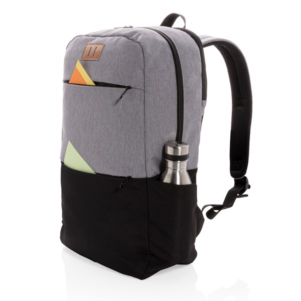 Modern 15.6" USB & RFID laptop backpack PVC free