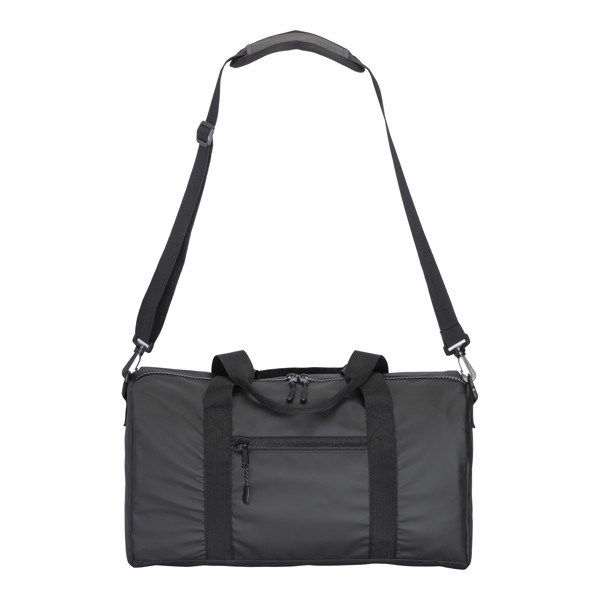 Borsa Duffle In Poliestere Water Resistant. Tracolla Regolabile E Removibile Con Fibbia