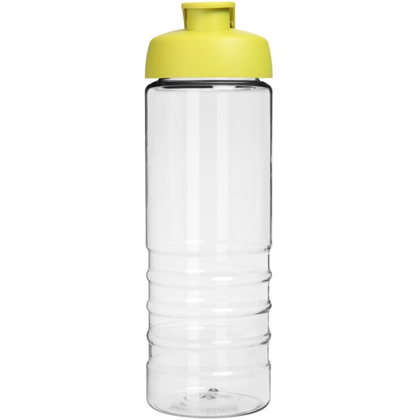 H2O Treble 750 ml sportovní lahev s vyklápěcím víčkem - Průhledná / Limetka