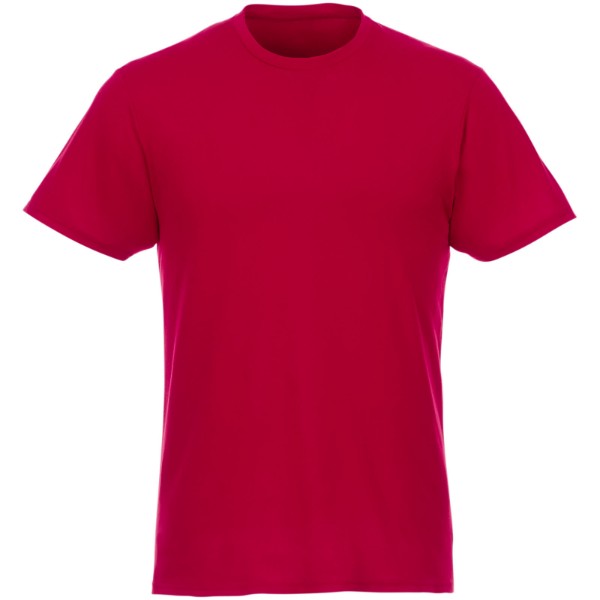 Camiseta de manga corta de material reciclado GRS de hombre "Jade" - Rojo / M