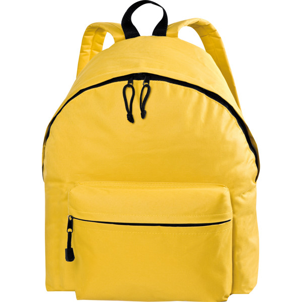 Polyester backpack CRISTIAN - Yellow