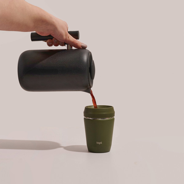 Termohrnek Topl To Go 236 ml z RCS recyklované oceli - Zelená