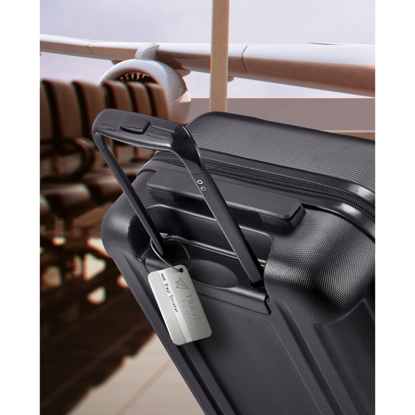PS - EMIL. Aluminium luggage tag