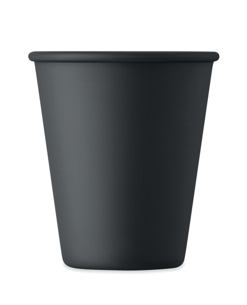 Reusable PLA single wall cup Cupful - Black