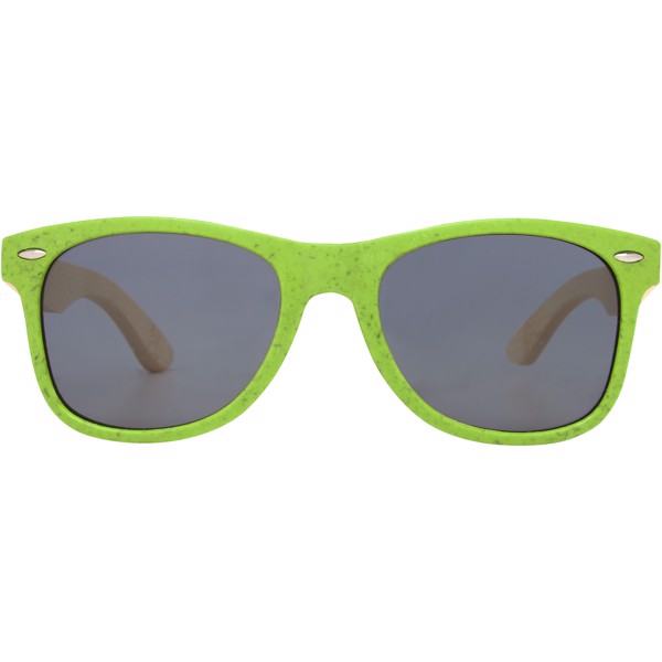 Lunettes de soleil Sun Ray en bambou - Citron vert