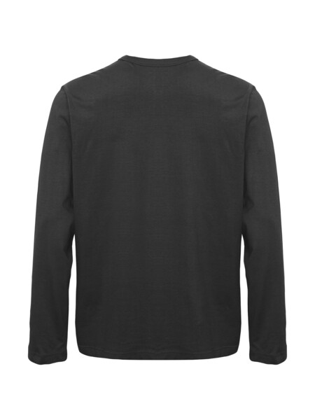 Cottover Gots T-shirt LS Relaxed black 3XL