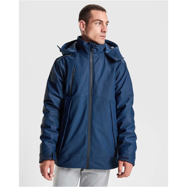 Emin padded unisex thermal parka - Black / M