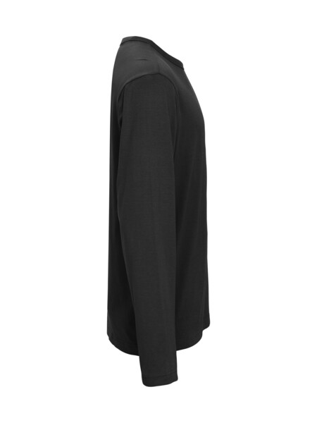 Cottover Gots T-shirt LS Relaxed black 3XL
