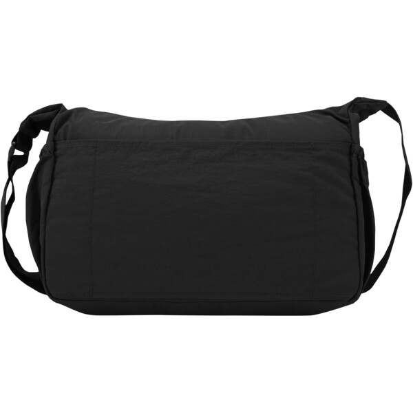 Calli 13" GRS recycled nylon laptop messenger bag - Black