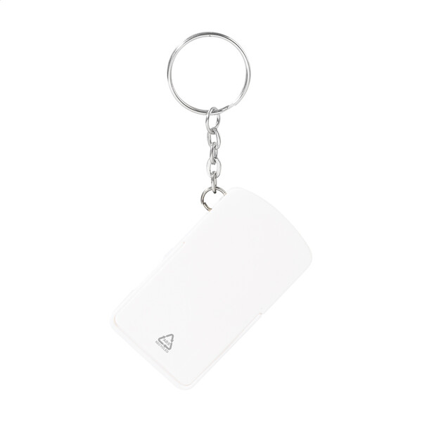 Rabs Trolley Coin Keyring Hoken - White