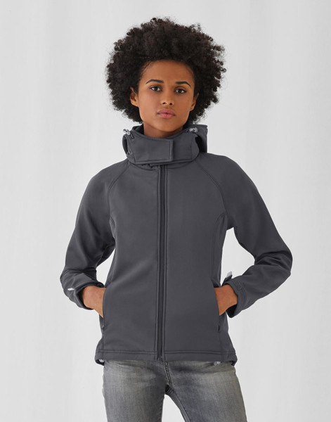 Hooded Softshell / Women - White / 2XL