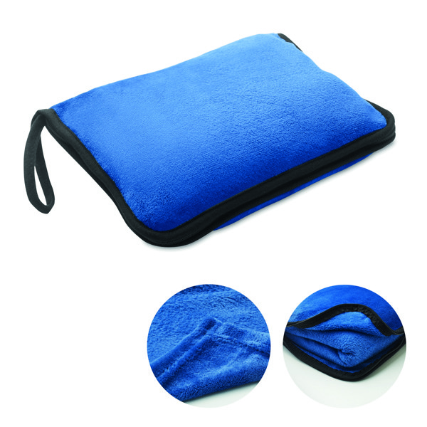 Set di coperte da viaggio 2 in Cozy - Blu