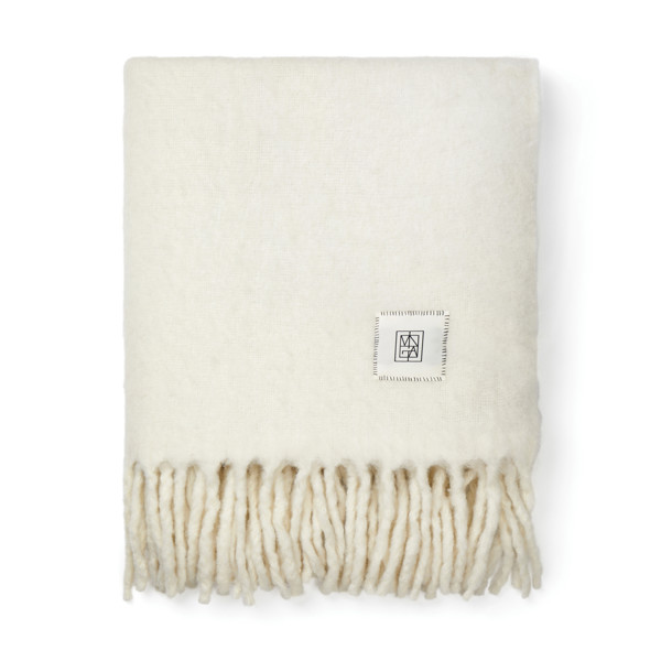 Vinga Saletto wool blend blanket - White / Beige