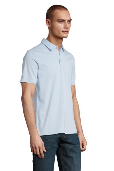 POLO EM JERSEY MERCERIZADO PARA HOMEM - NEOBLU RELAX OSCAR MEN - Azul claro 