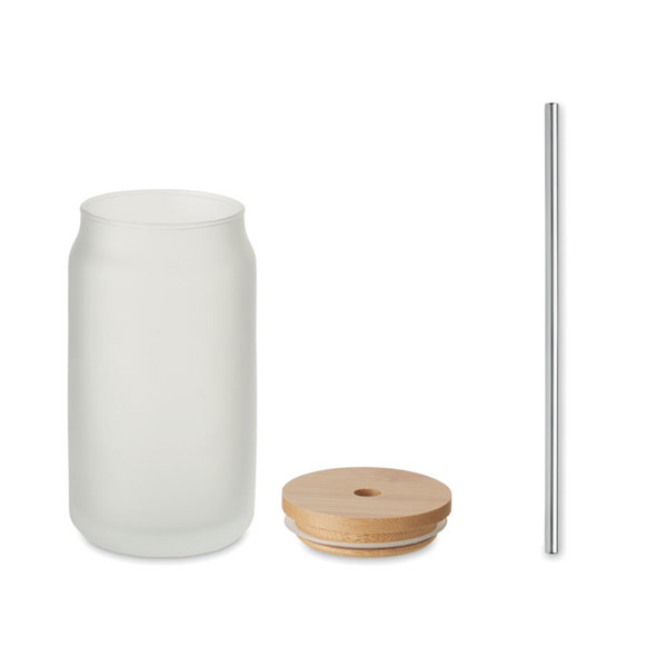 Jarblim mason jar, bamboo lid, 400 ml