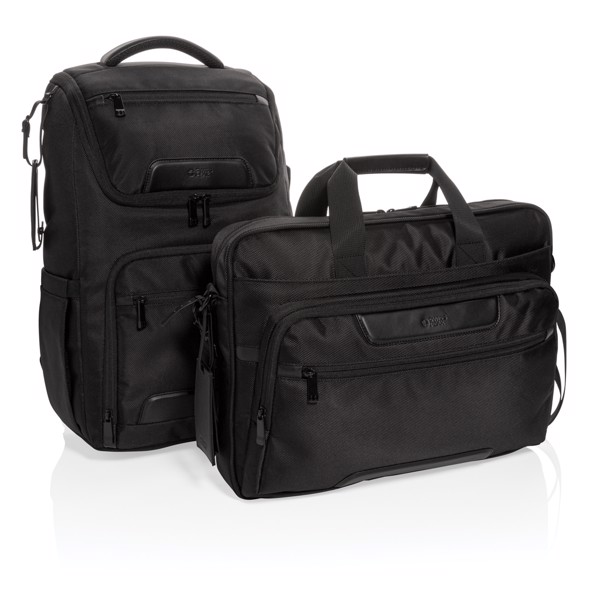 Swiss Peak laptop bag RFID, 15.6 inch, 1680D RPET