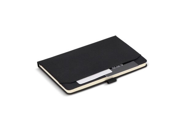 Carnet avec pochette Ashira A5 - Noir