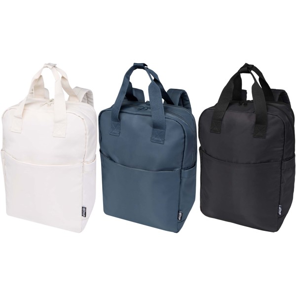 Sac à dos de voyage pour ordinateur portable Trip 14” Aware™ de 9 L en matériaux recyclés - Noir